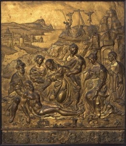 Страсти Христовы, ок. 1524-1530 гг., позолоченная медь, Pieter Walfgank