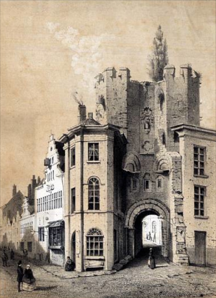  Рисунок ворот замка век XIX