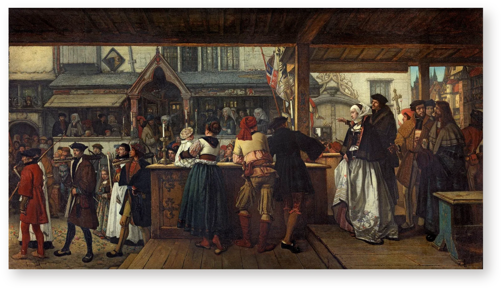 Анри Лейс. Альбрехт Дюрер в Антверпене в 1520 году