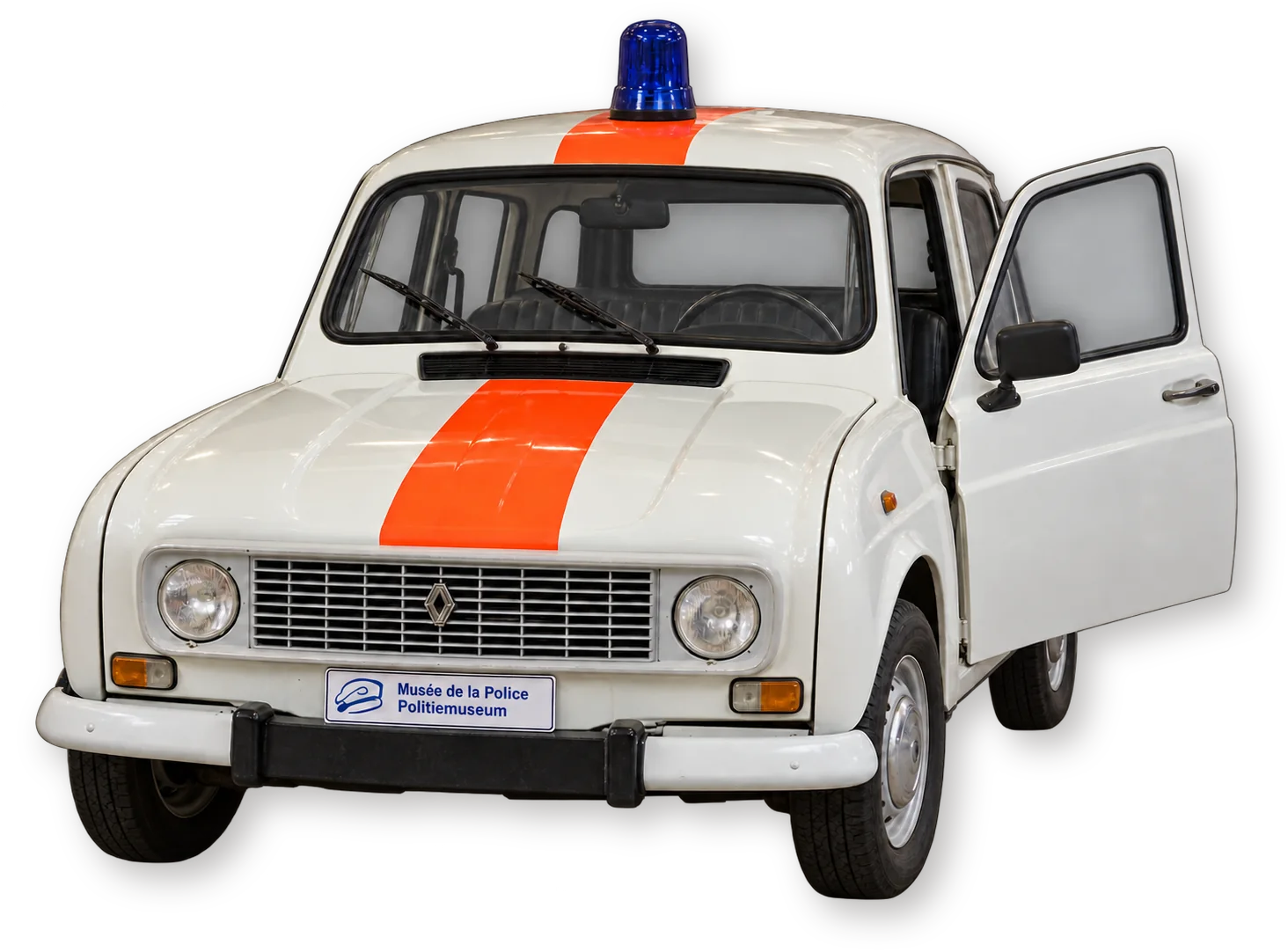 Исторический полицейский Renault 4 из экспозиции Музея объединённой полиции