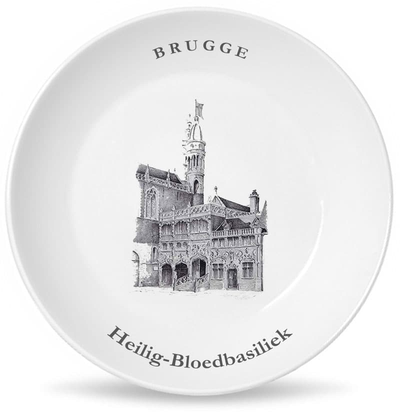 Сувенирная тарелка с видом базилики Святой крови