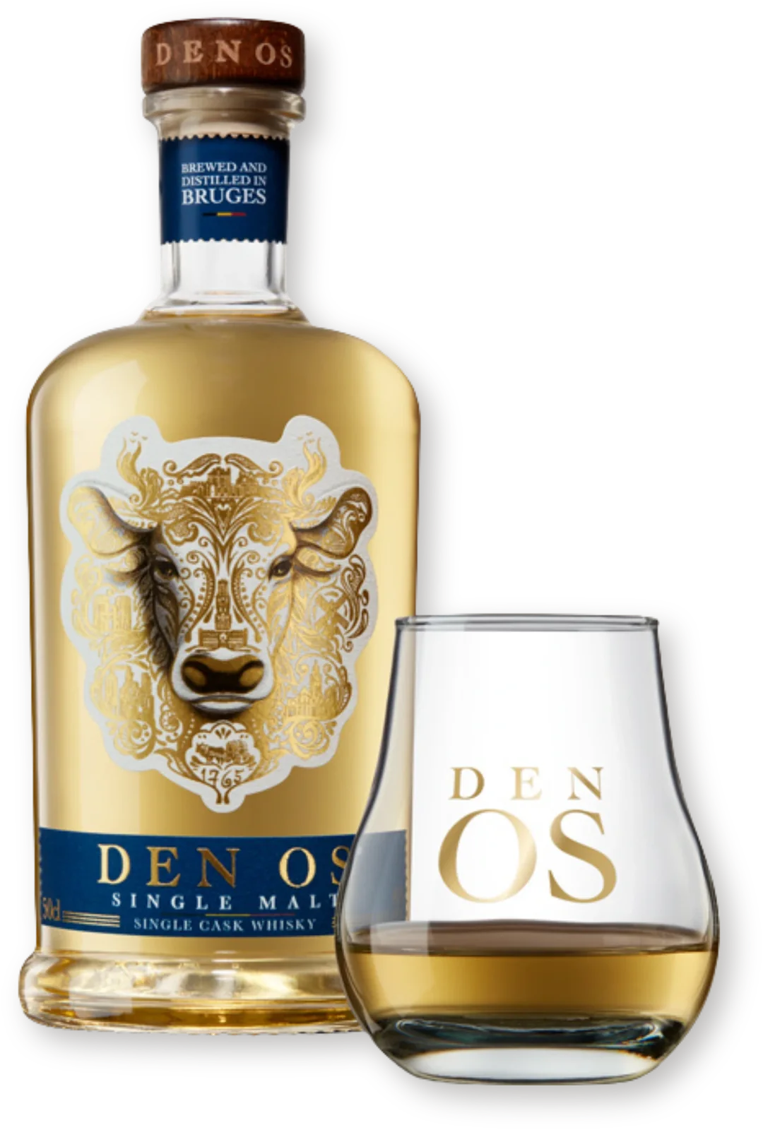 Den Os Single Cask Malt — Batch 2,2025 Бутылка Den Os Single Cask Malt — Batch 2,2025 — Солодовый виски из одной бочки