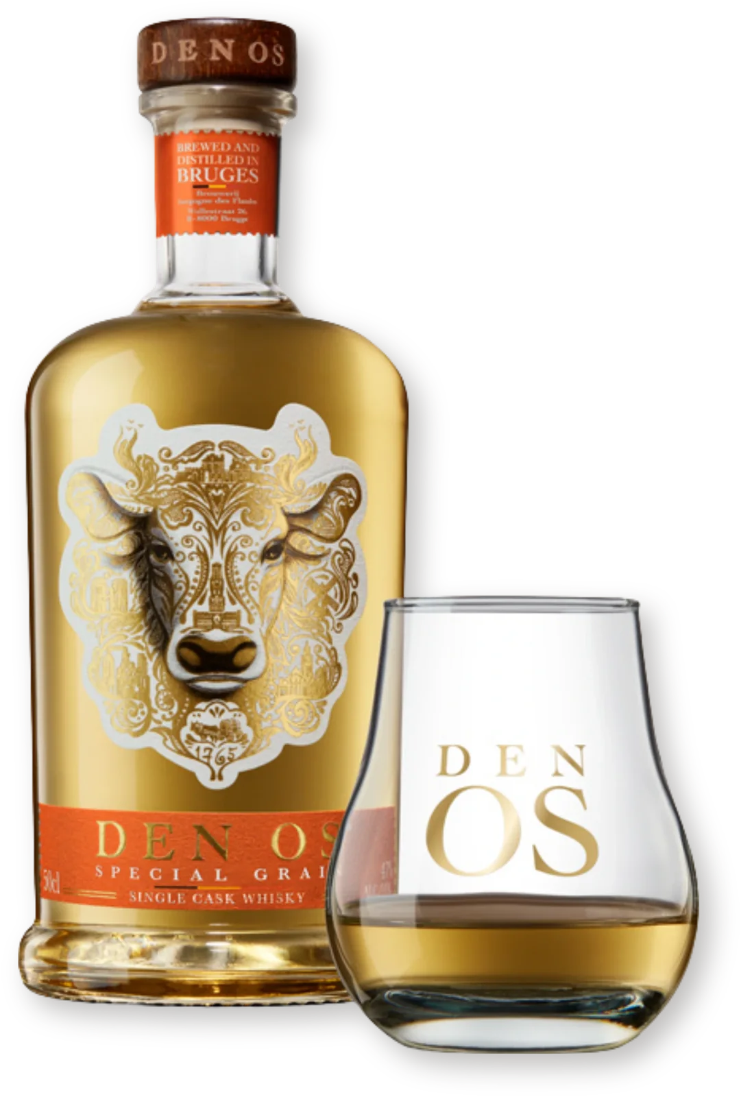 Den Os Single Cask Special Grain — Batch 1,2025 Бутылка Den Os Single Cask Special Grain — Batch 1,2025 — Виски из ячменного и ржаного солода