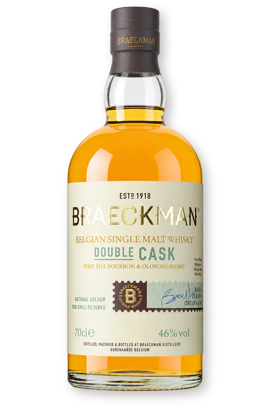 Braeckman Single Malt Double Cask Бутылка Braeckman Single Malt Double Cask — односолодовый виски