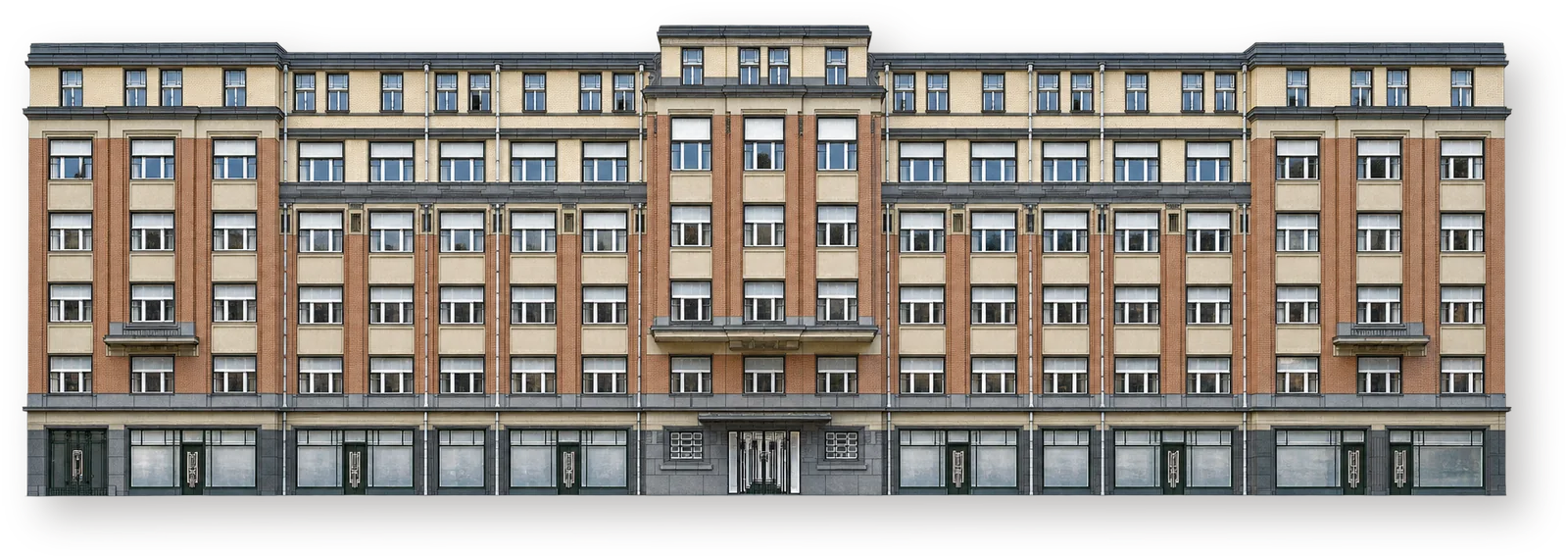 Корпус CPAS на улице От в Брюсселе
