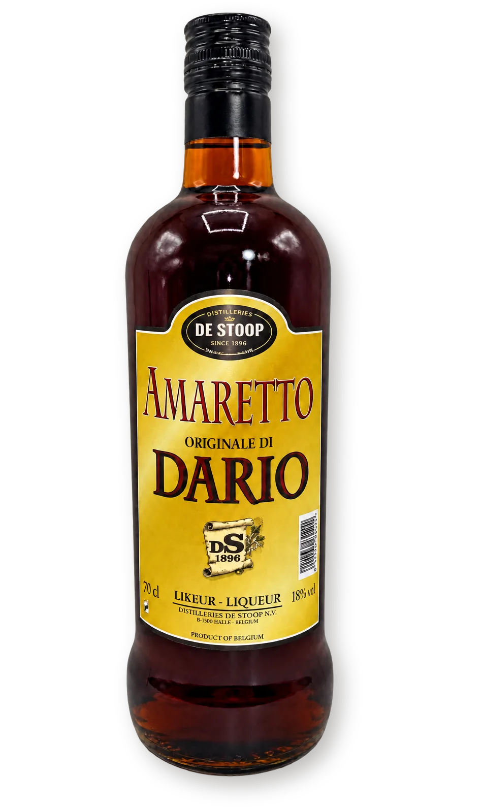 Dario Amaretto De Stoop Бутылка Dario Amaretto De Stoop — миндальный ликёр