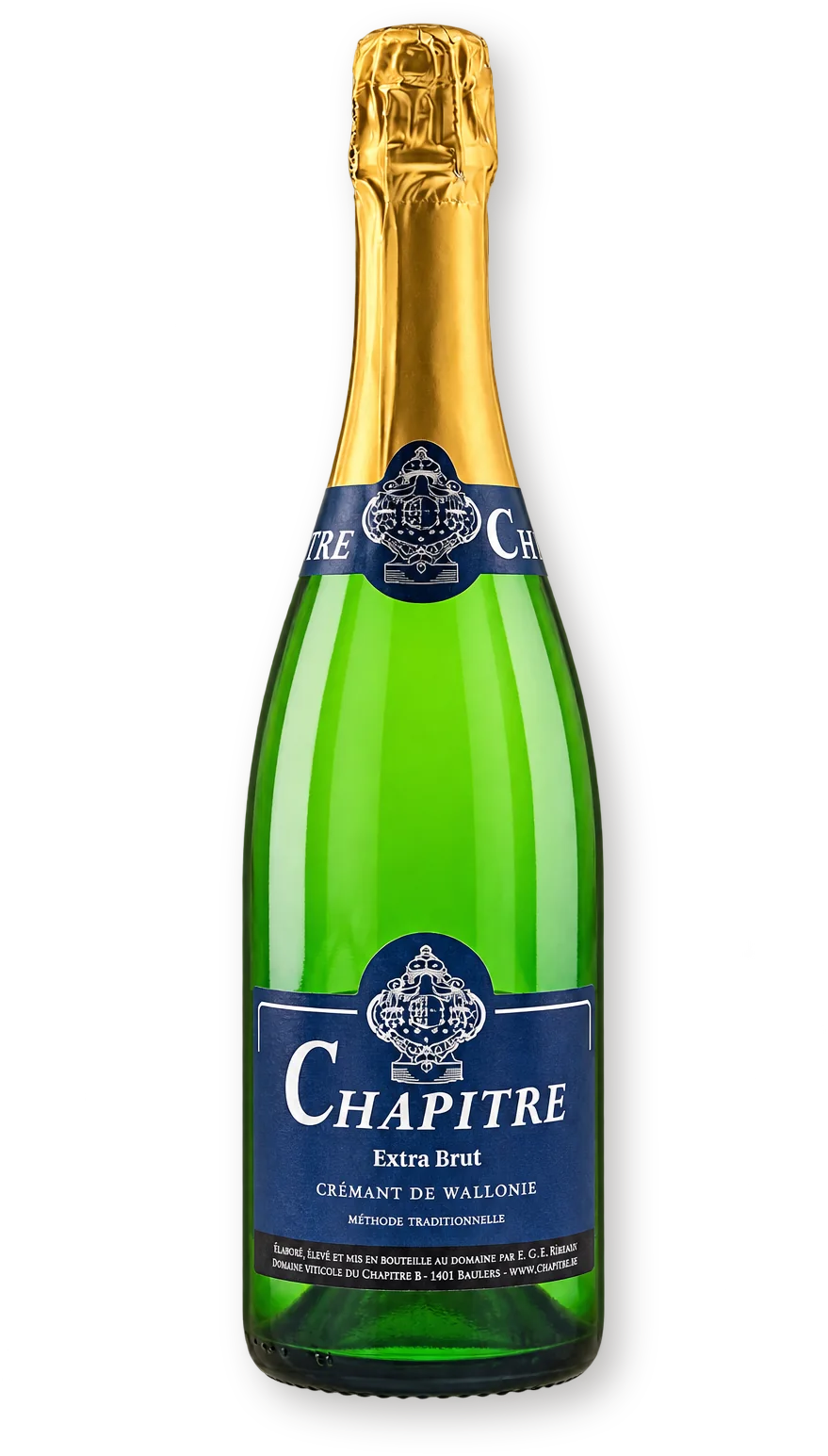 Domaine du Chapitre — Extra Brut Бутылка Extra Brut Crémant de Wallonie Domaine du Chapitre