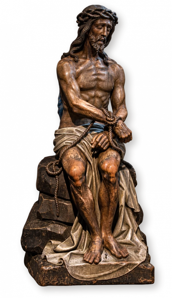 Христос на холодном камне — Ecce Homo в нижней часовне базилики Святой Крови в Брюгге