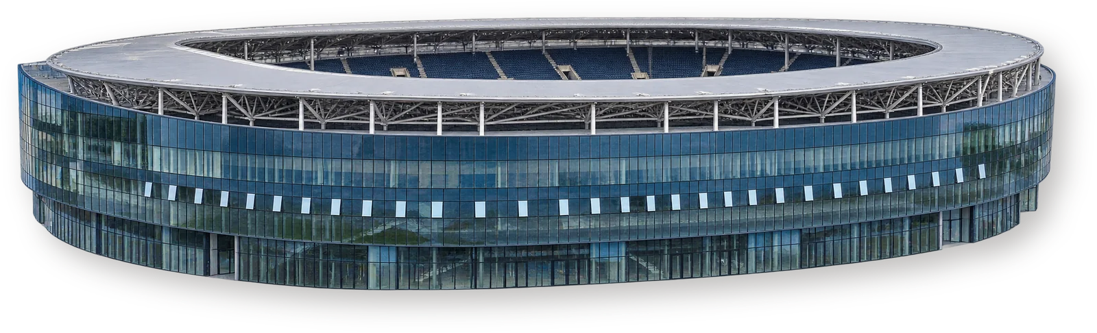 Объёмная иллюстрация по фотографиям: Стадион Planet Group Arena (бывшая Ghelamco Arena), Гент