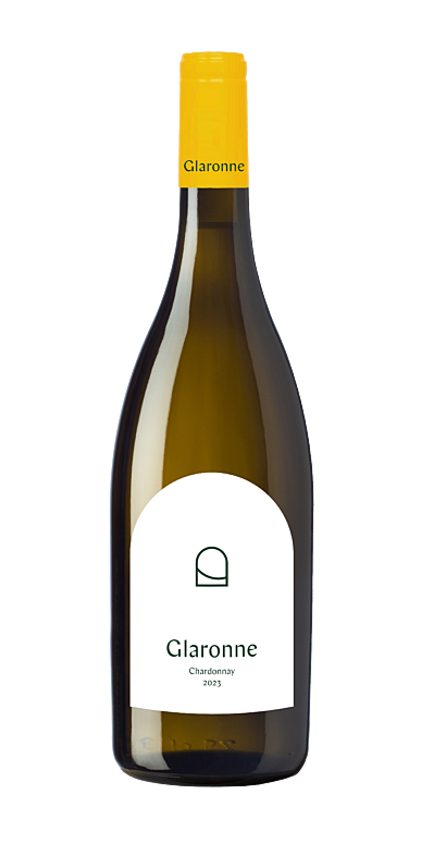 Бутылка Chardonnay 2023 — Wijndomein Glaronne Бутылка вина Chardonnay 2023 винодельни Wijndomein Glaronne
