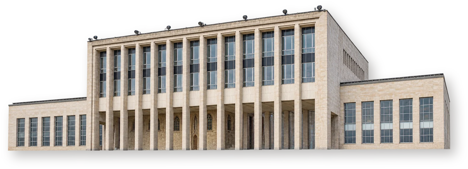 Королевская библиотека Бельгии и капелла Нассау в Брюсселе