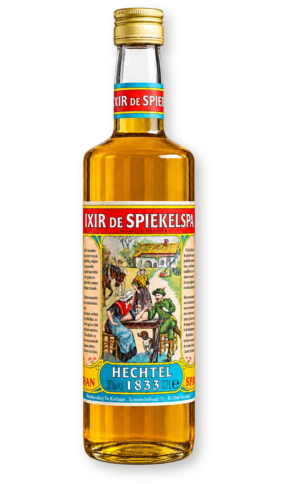 Elixir De Spiekelspade Бутылка Elixir De Spiekelspade — травяной ликёр