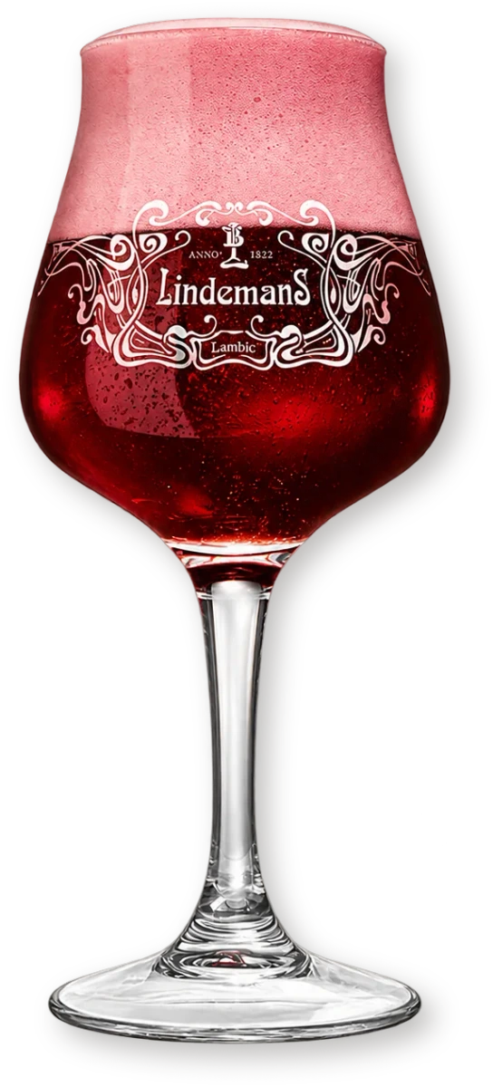 Lindemans Double Kriek 7% — подача в бокале Lindemans Double Kriek 7% — подача в бокале