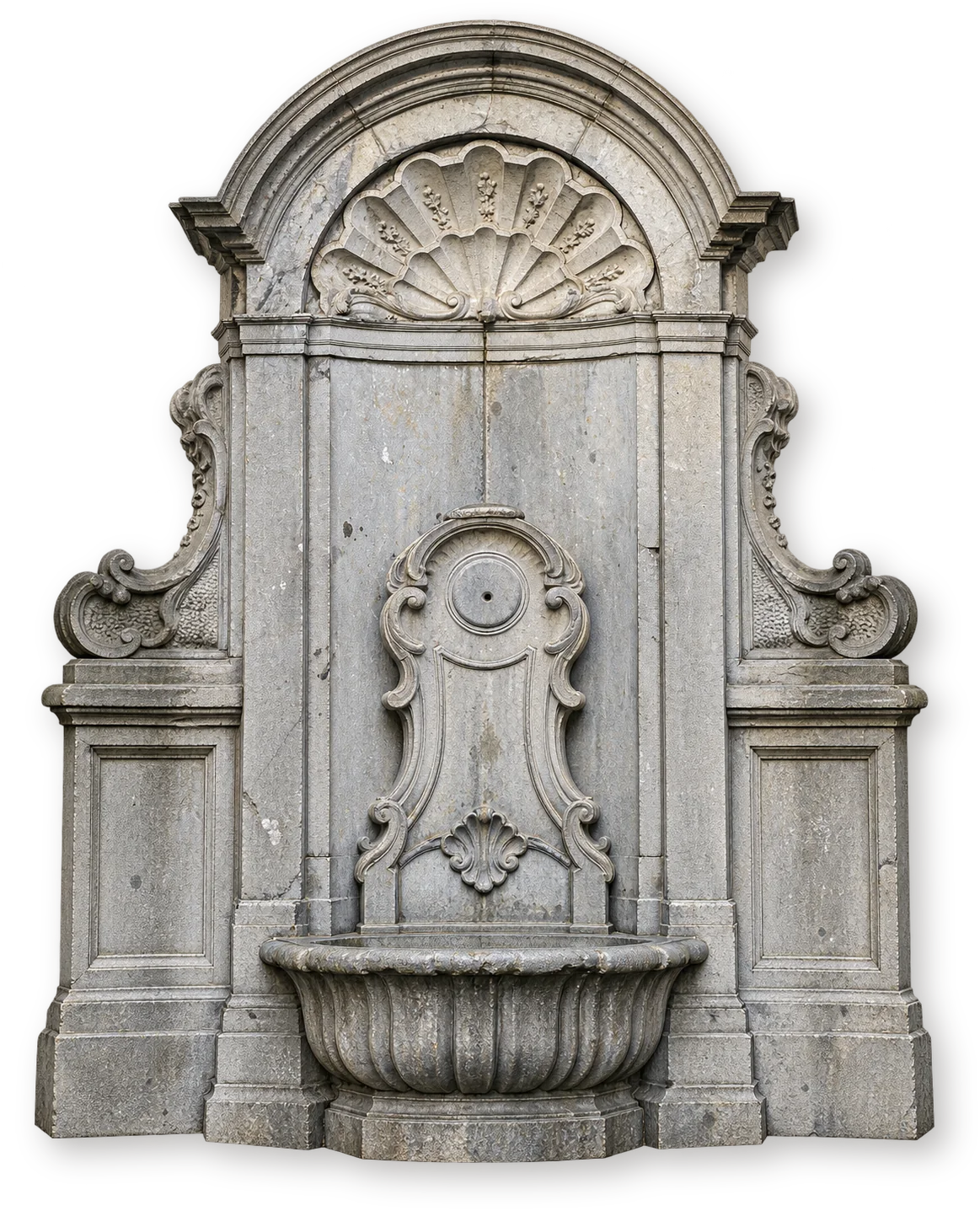 Архитектурная ниша фонтана Manneken Pis в Брюсселе без статуи Архитектурная ниша фонтана Manneken Pis в Брюсселе без статуи — объёмная иллюстрация