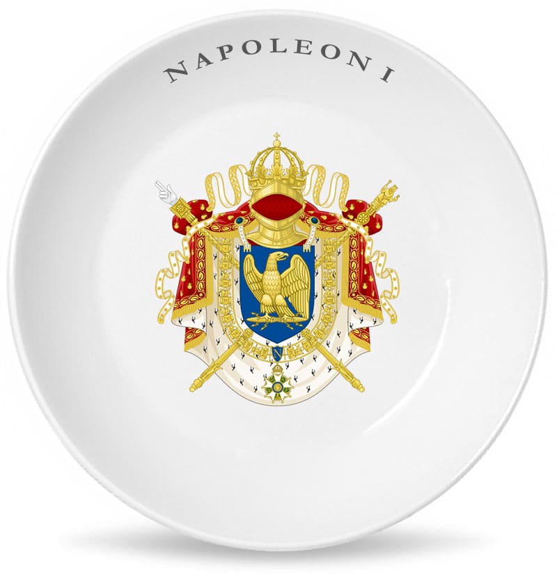 Тарелка с гербом Наполеона