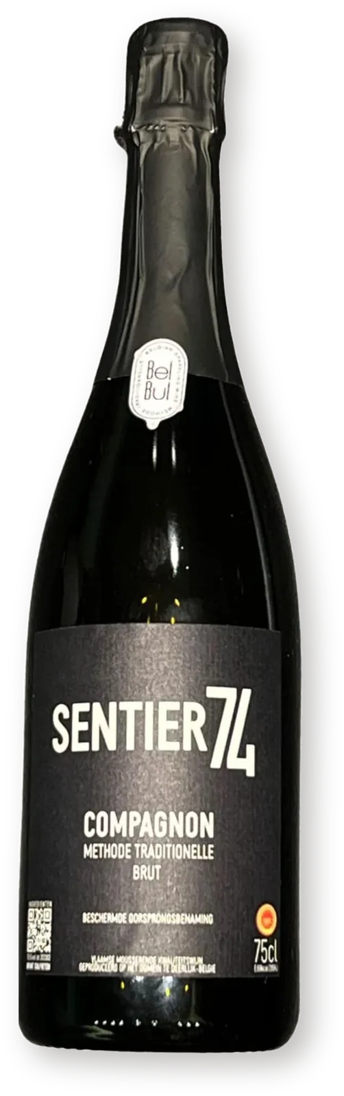 Бутылка Compagnon BELBUL — Sentier 74 Бутылка вина Compagnon BELBUL винодельни Sentier 74