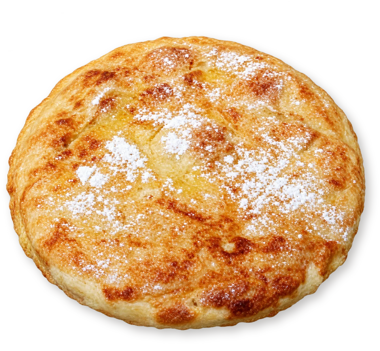 Низкий круглый вотьон с маслом и сахаром