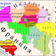 Карта Бельгии